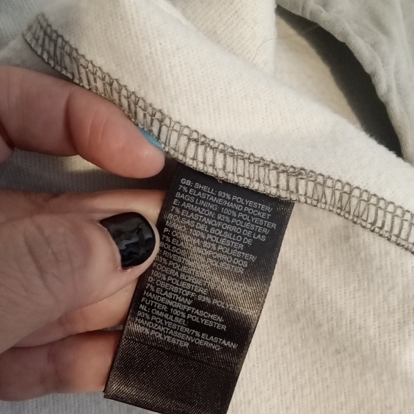 The north face  windwall full zip snap button closure women's jacket small - Picture 8 of 9